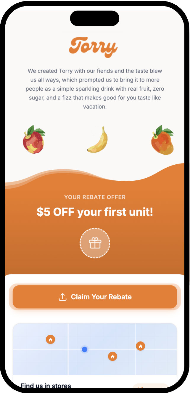 Demo rebate offer